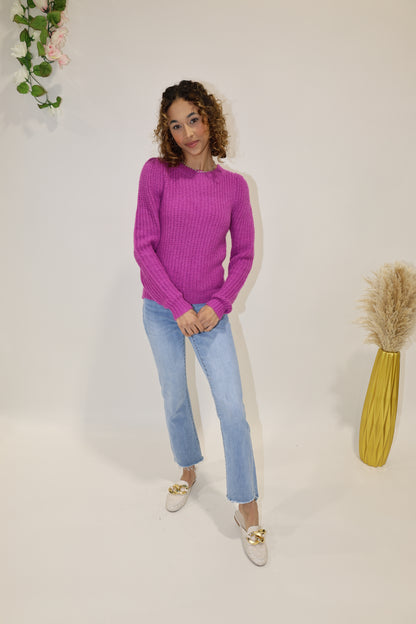 Freya Sweater(Magenta)