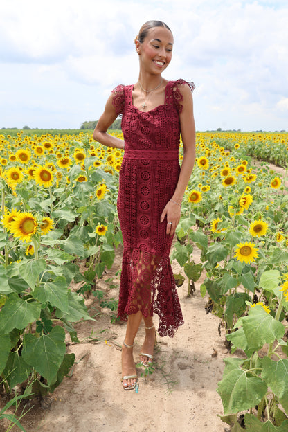 Kiely Dress(wine)
