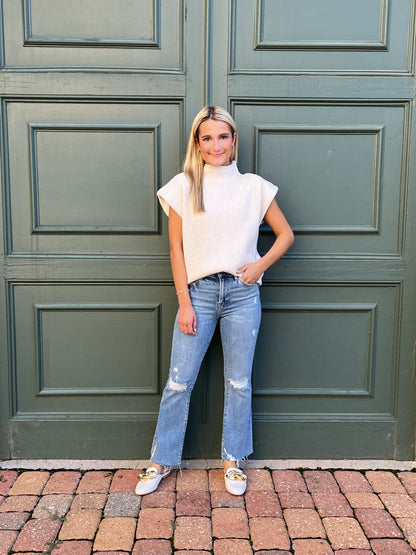 Tiffany Turtle Neck Cream