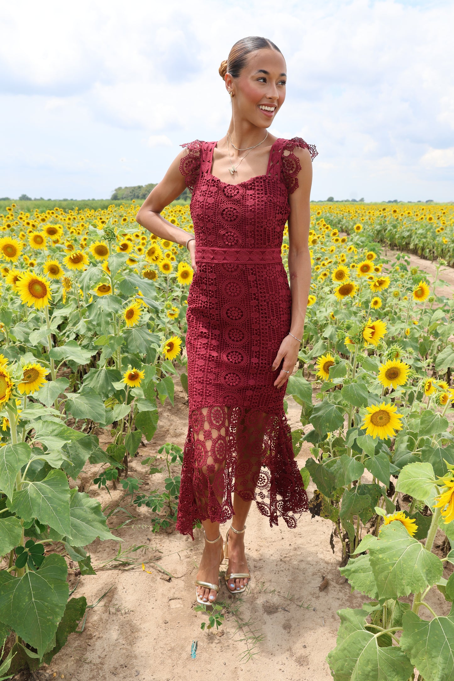 Kiely Dress(wine)