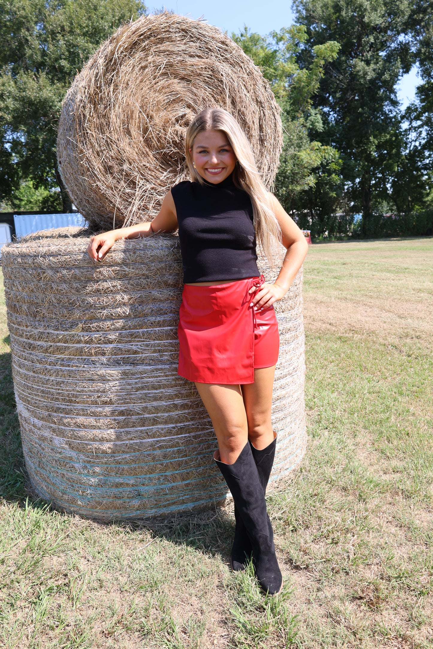 Wrap Skort(Red)