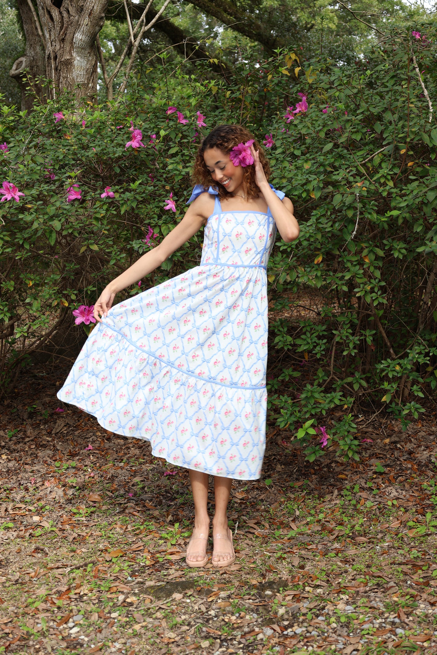 Best Bow Dress (blue)