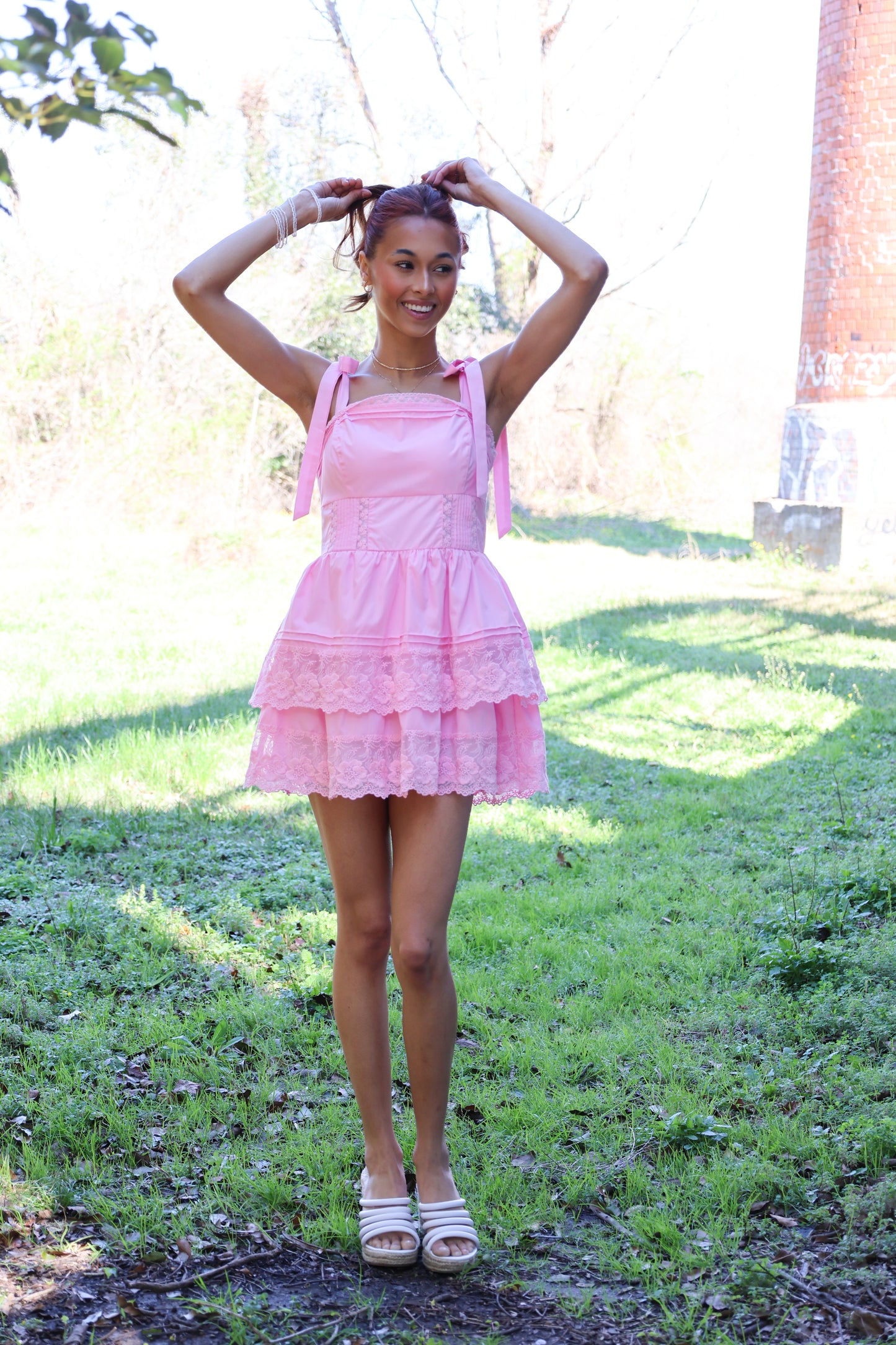 Lacey Dress(pink)