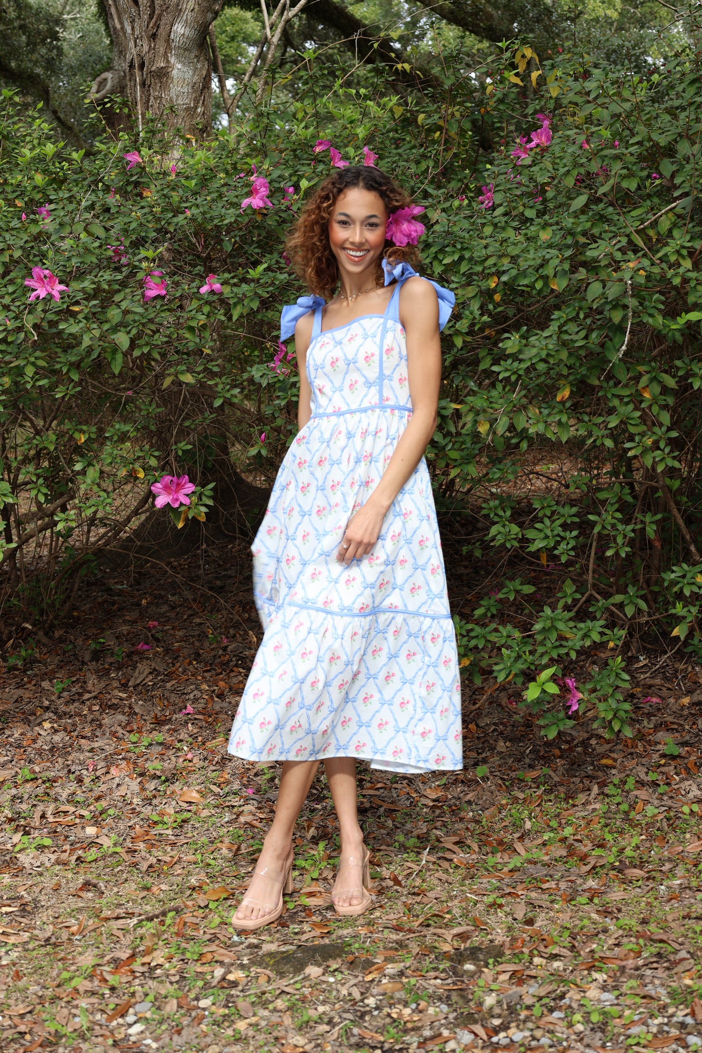 Best Bow Dress (blue)