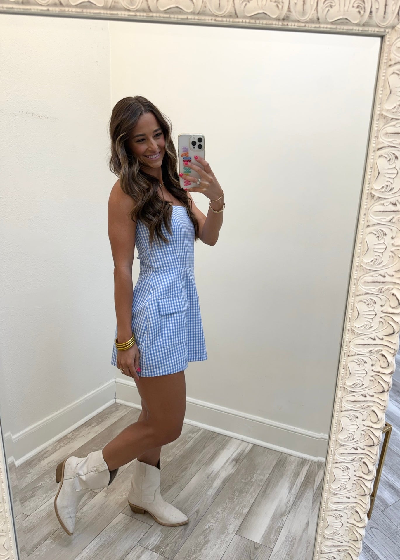 Evie Romper-Blue