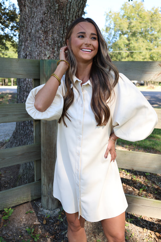 Krista Dress(Cream)
