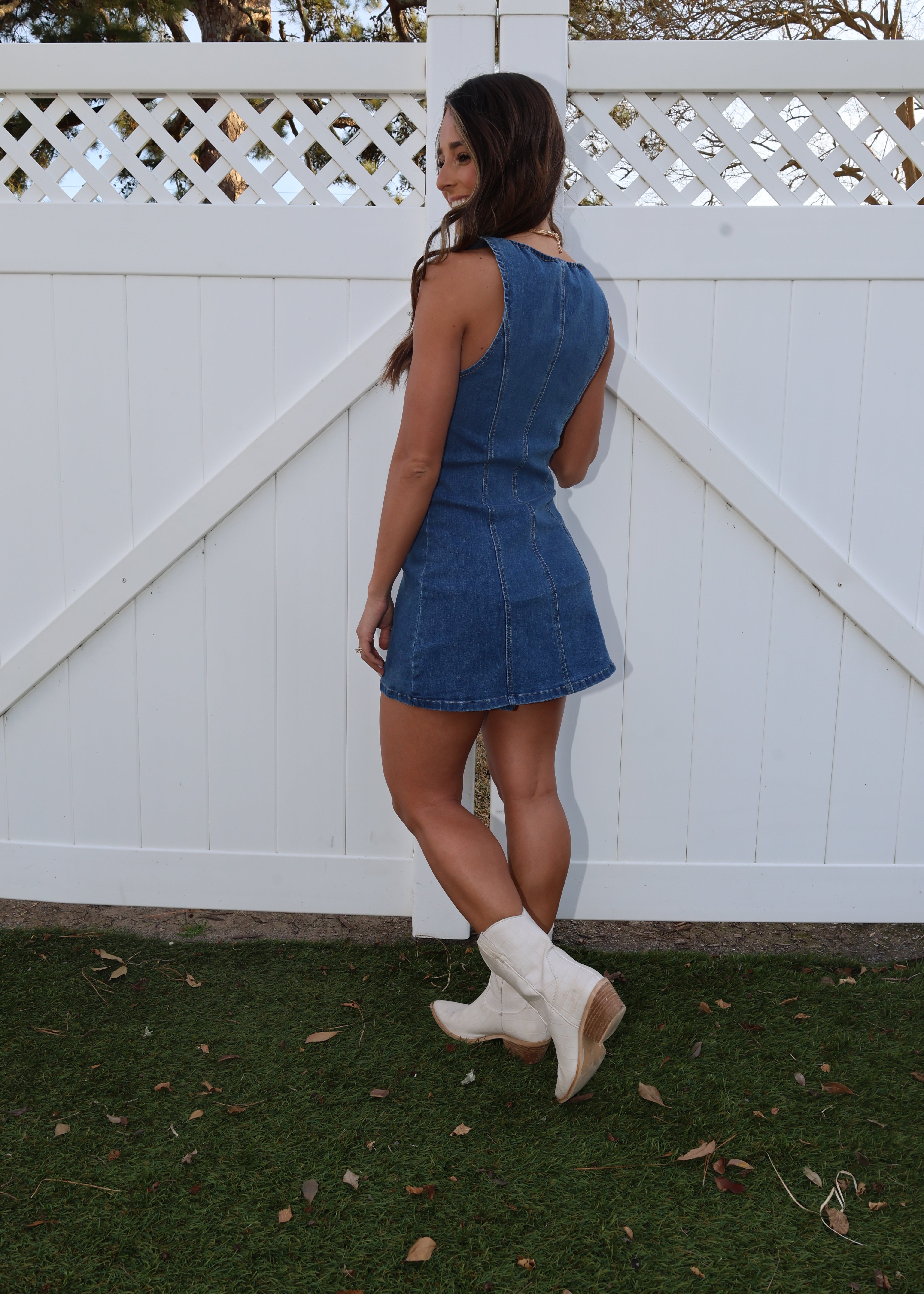 Ranch Romper(denim)