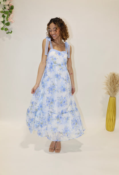 Spring Flower Dress (blue)