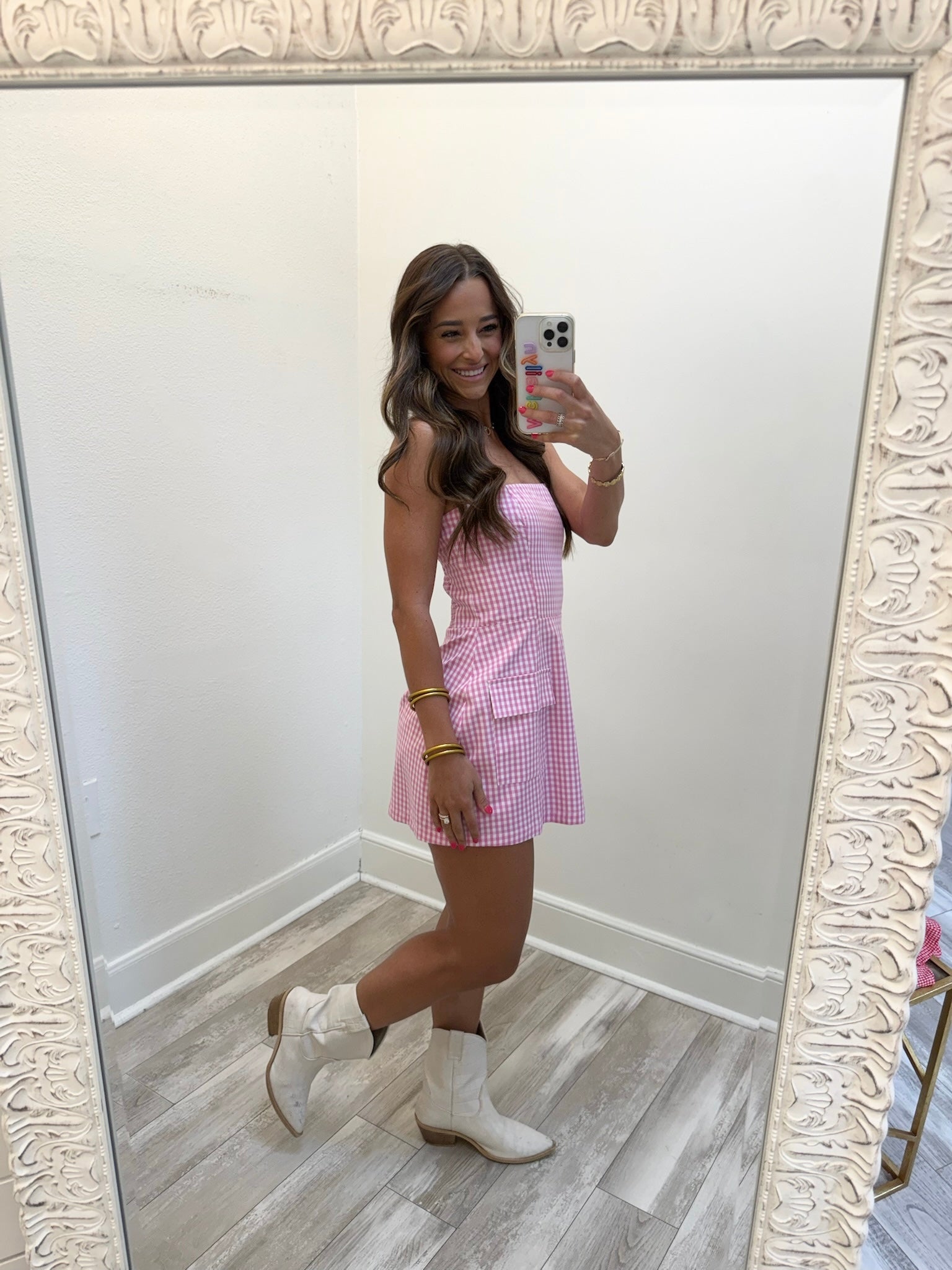 Evie Romper- Pink