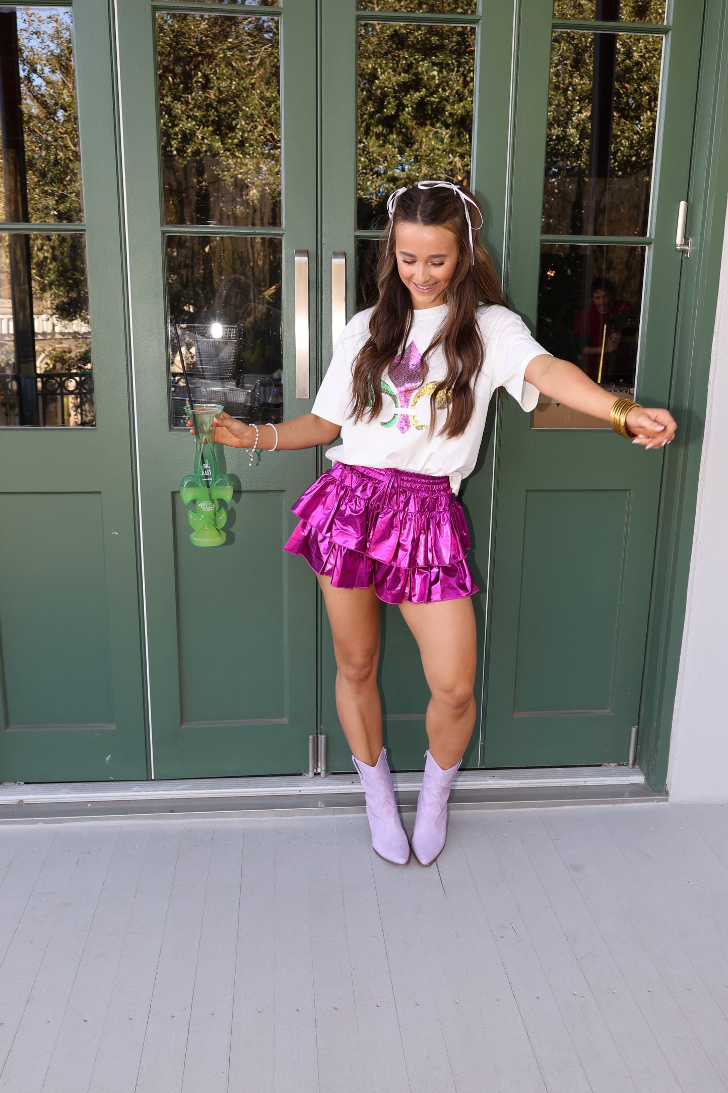 Purple Skort