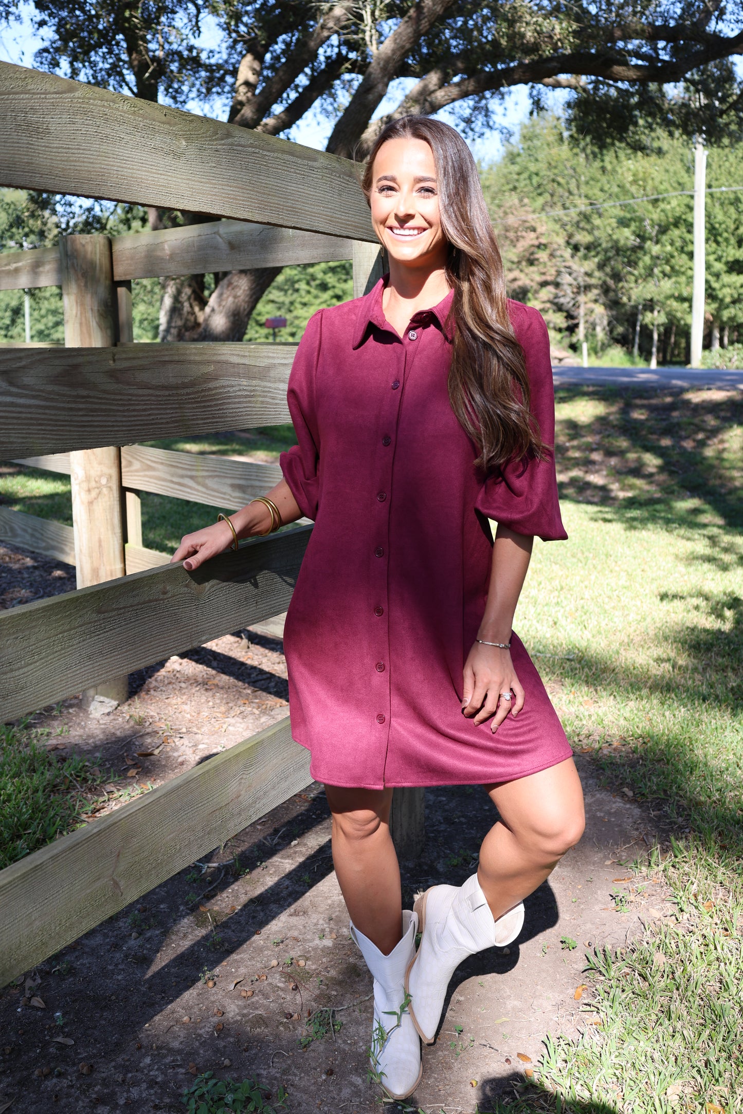 Cabana Dress(Burgandy)