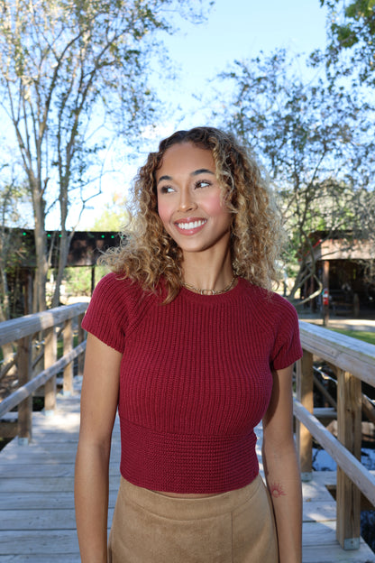 Paiton Sweater (Ruby)