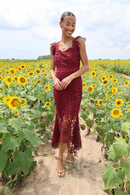 Kiely Dress(wine)