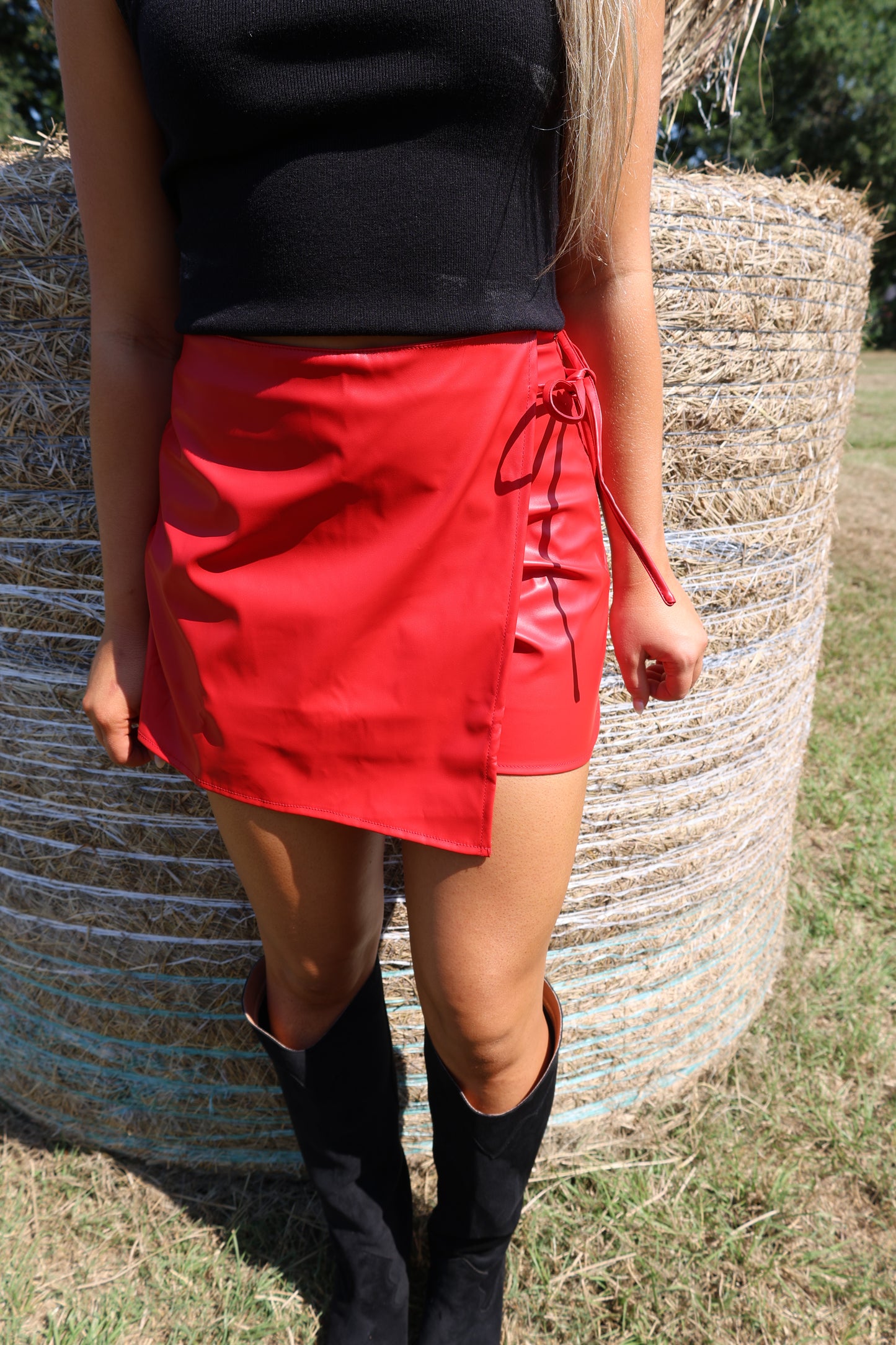 Wrap Skort(Red)