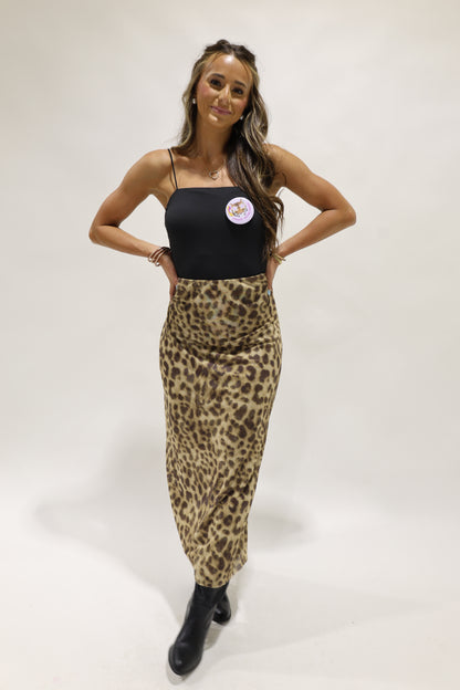 Cheetah skirt