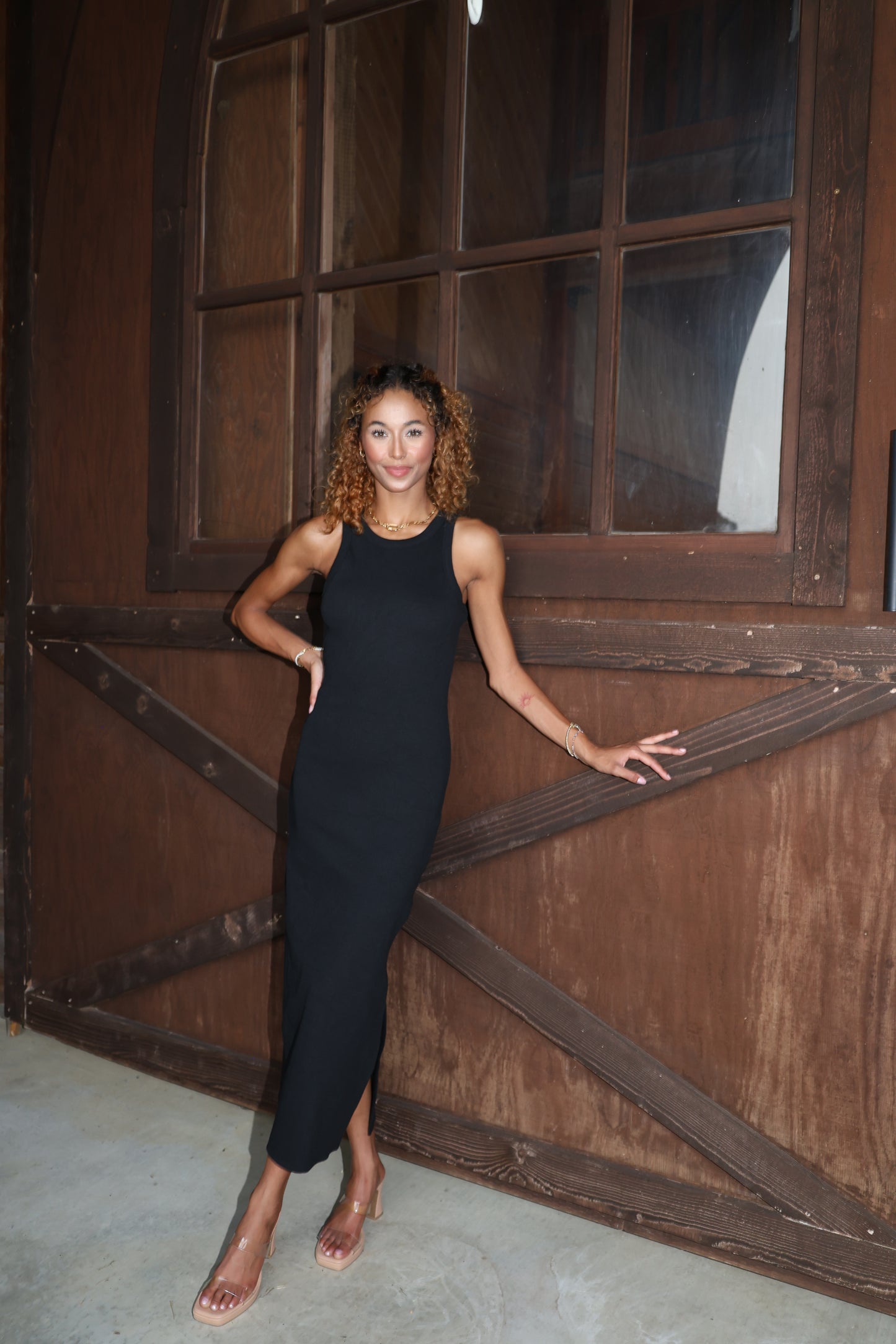 Ribbed Up Dress