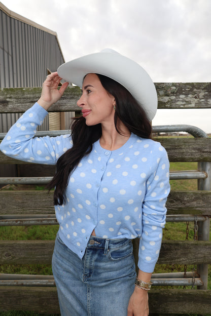 Polka Cardigan
