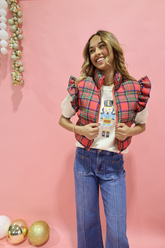 Feeling Plaid Vest