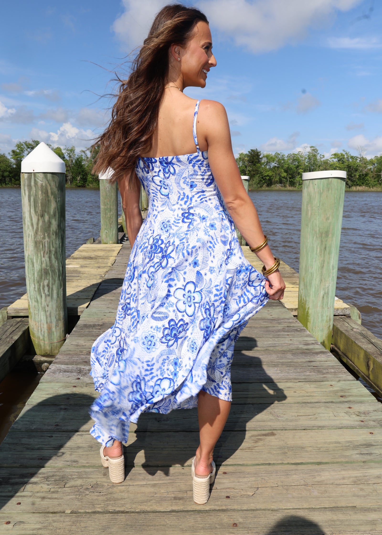 Oceans Midi Dress