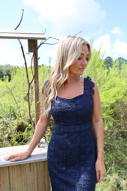 Kiely Dress(navy)