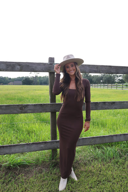 Veronica Dress(umber)