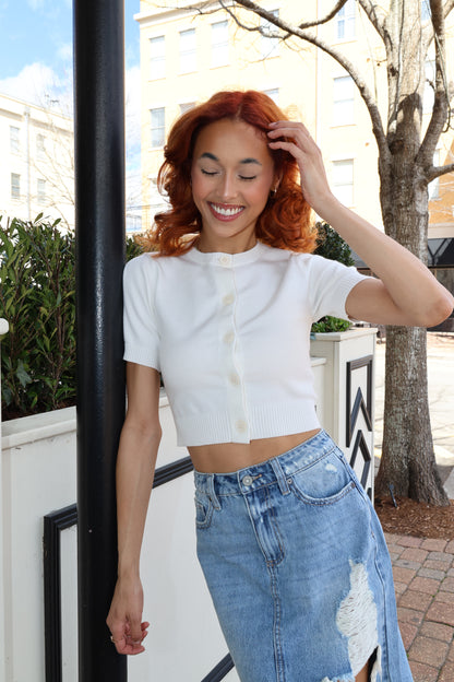 Cream Cardigan