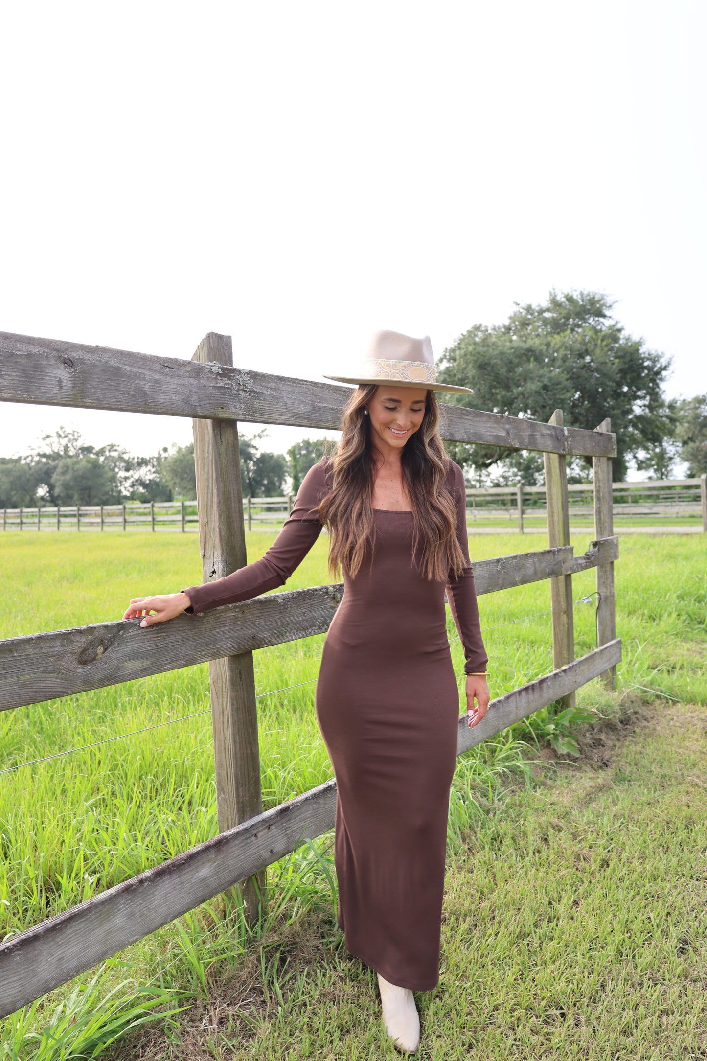 Veronica Dress(umber)