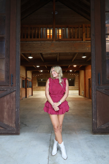 Wine Down Romper