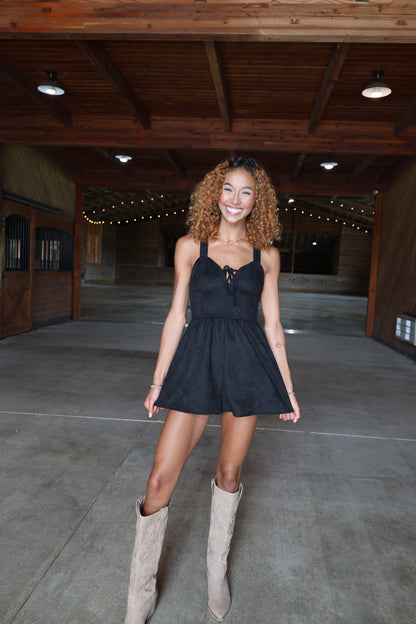 Farrah Romper(black)