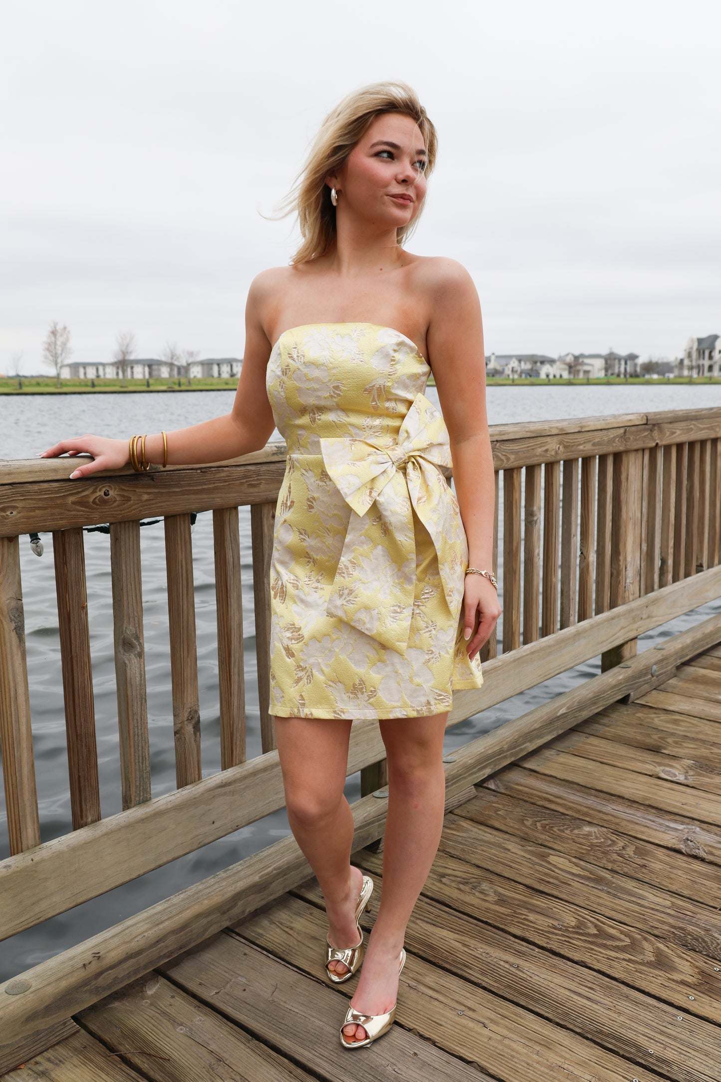 Mae Mini Dress(yellow)