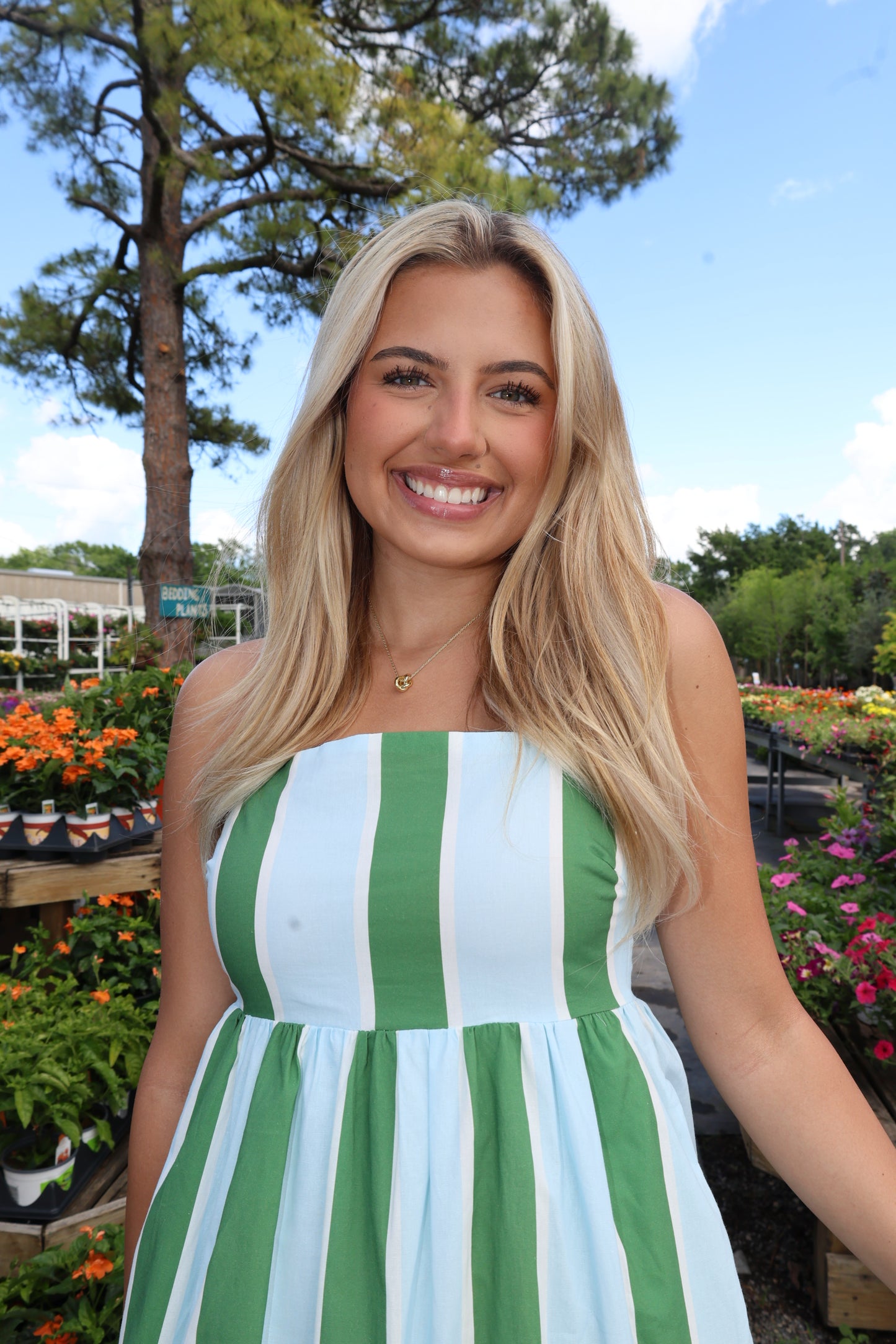 Pinstripe Dress