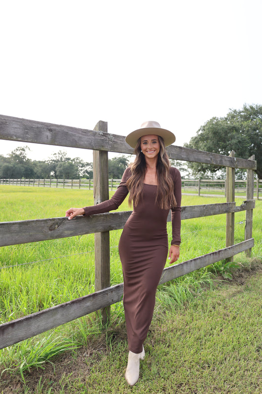 Veronica Dress(umber)