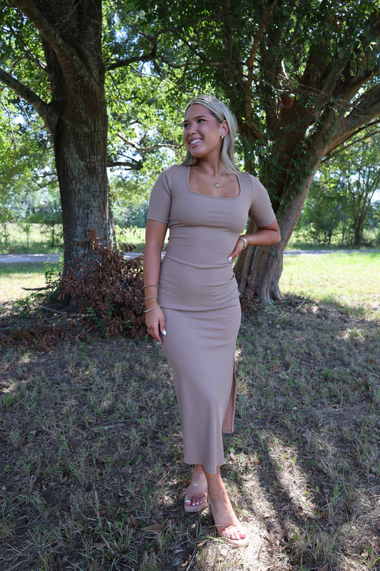 Varley Dress(latte)