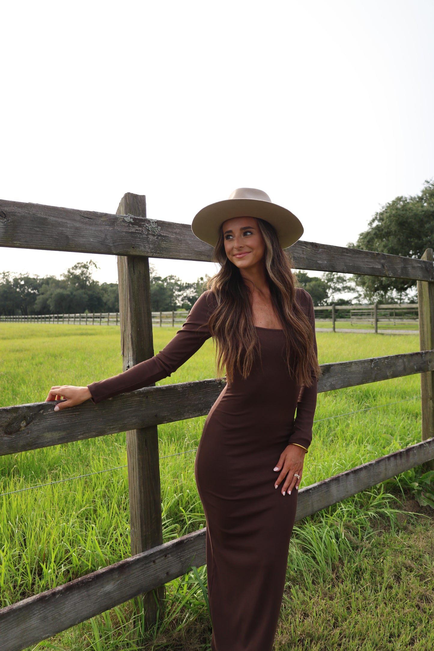 Veronica Dress(umber)