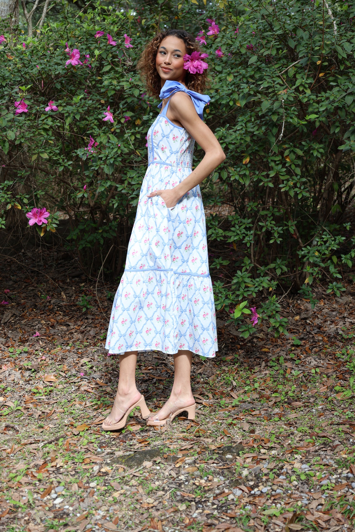 Best Bow Dress (blue)