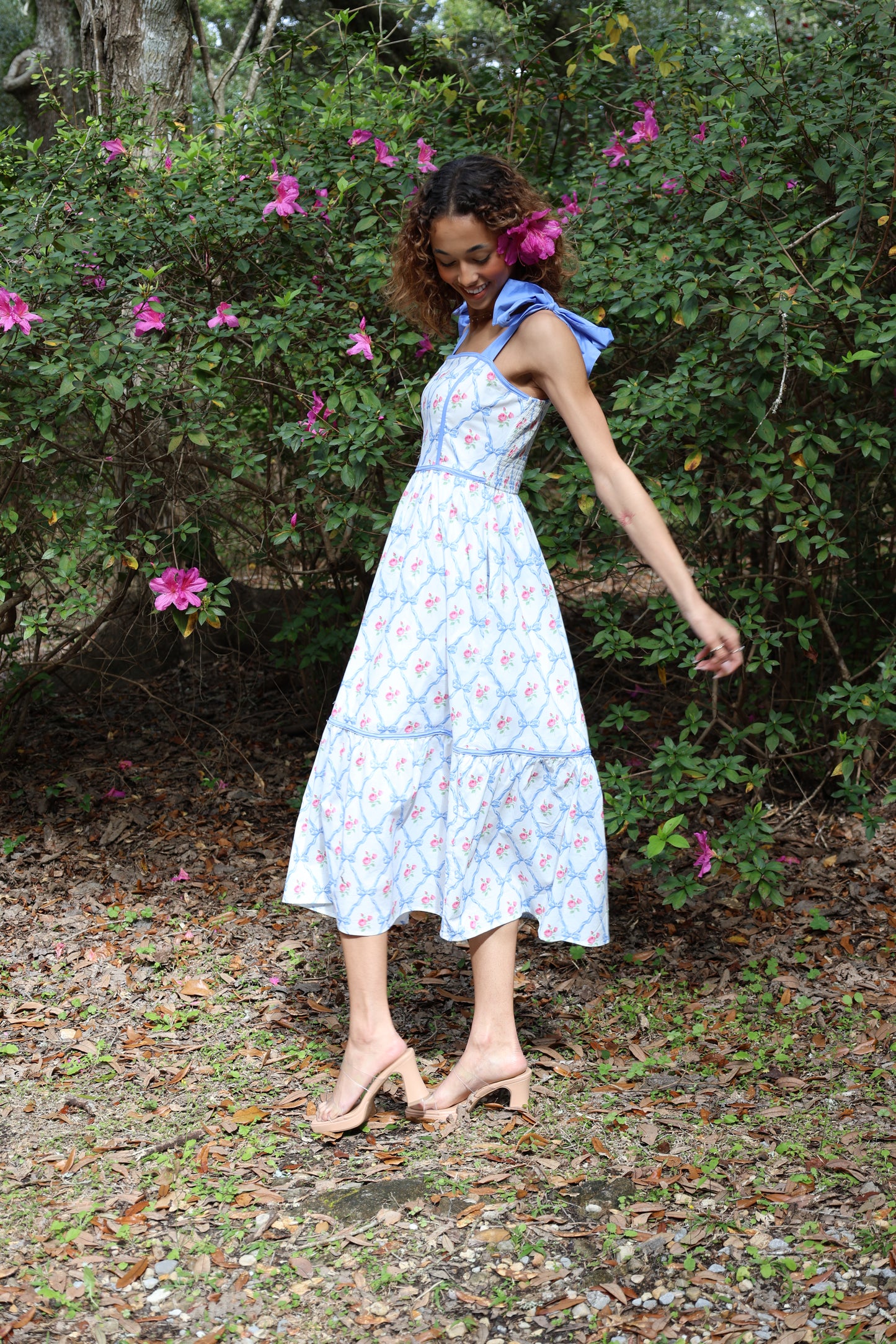 Best Bow Dress (blue)