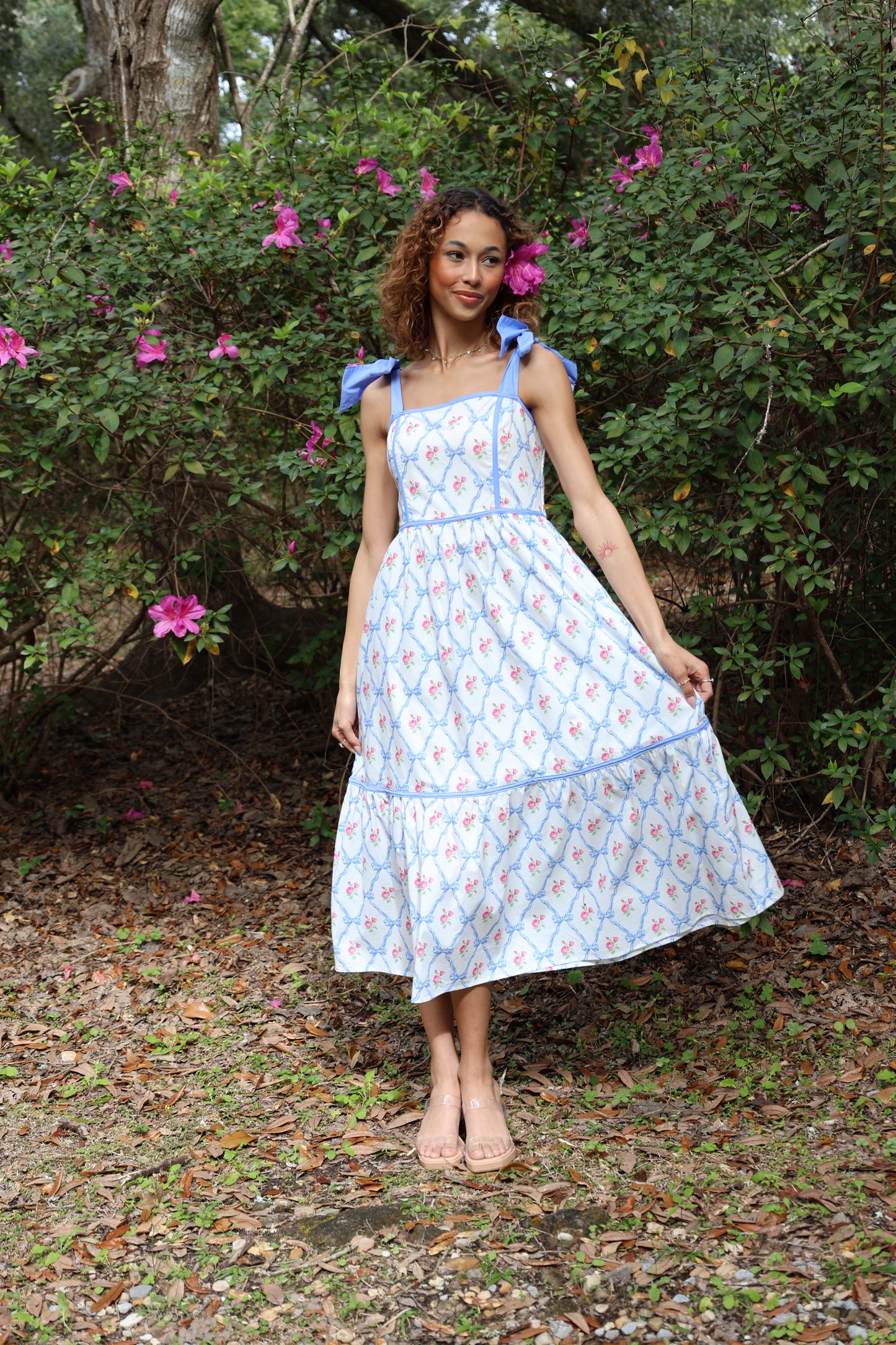 Best Bow Dress (blue)