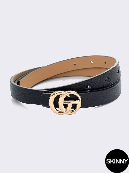 CG Skinny belt black