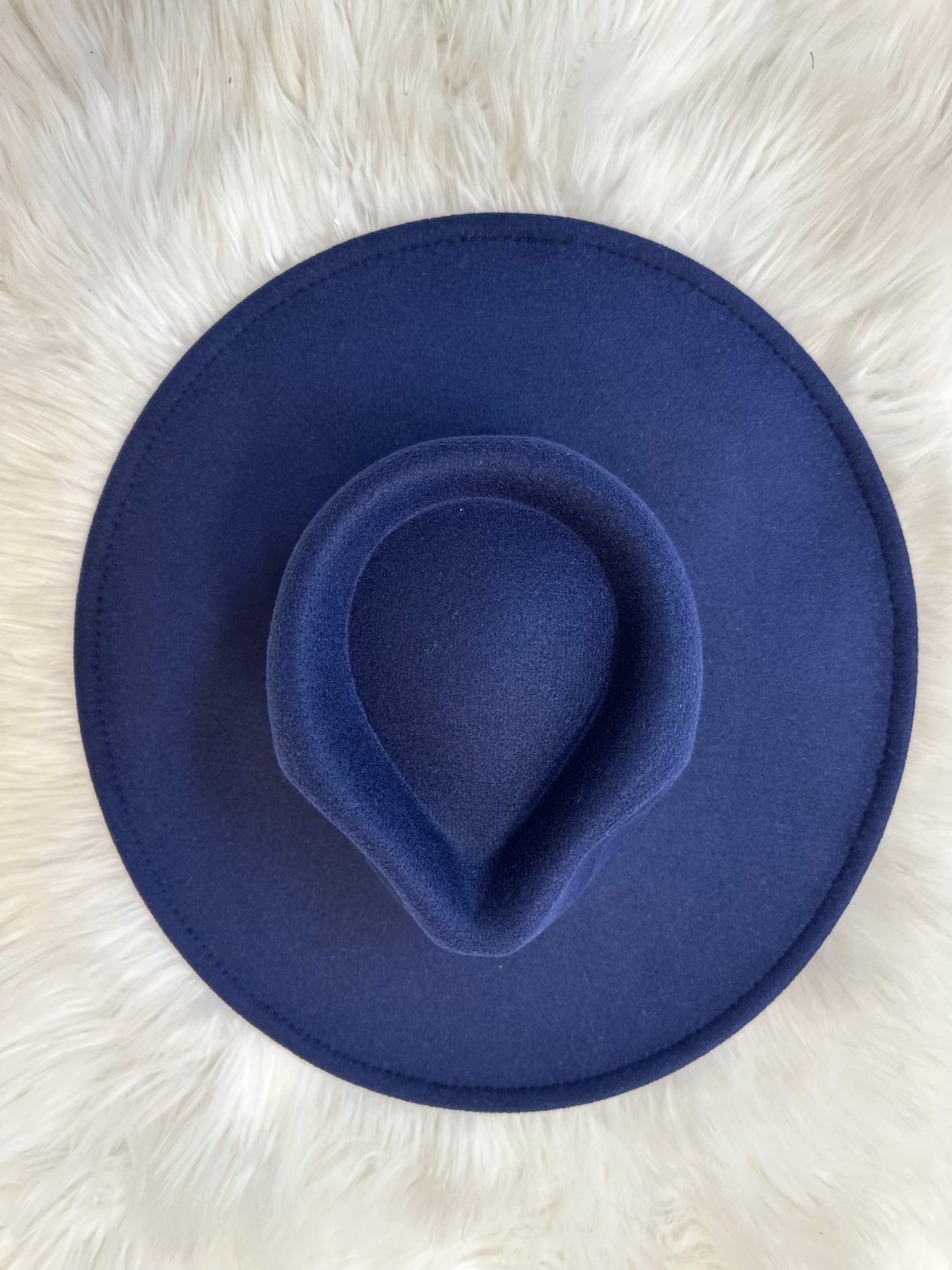Navy Brim Hat