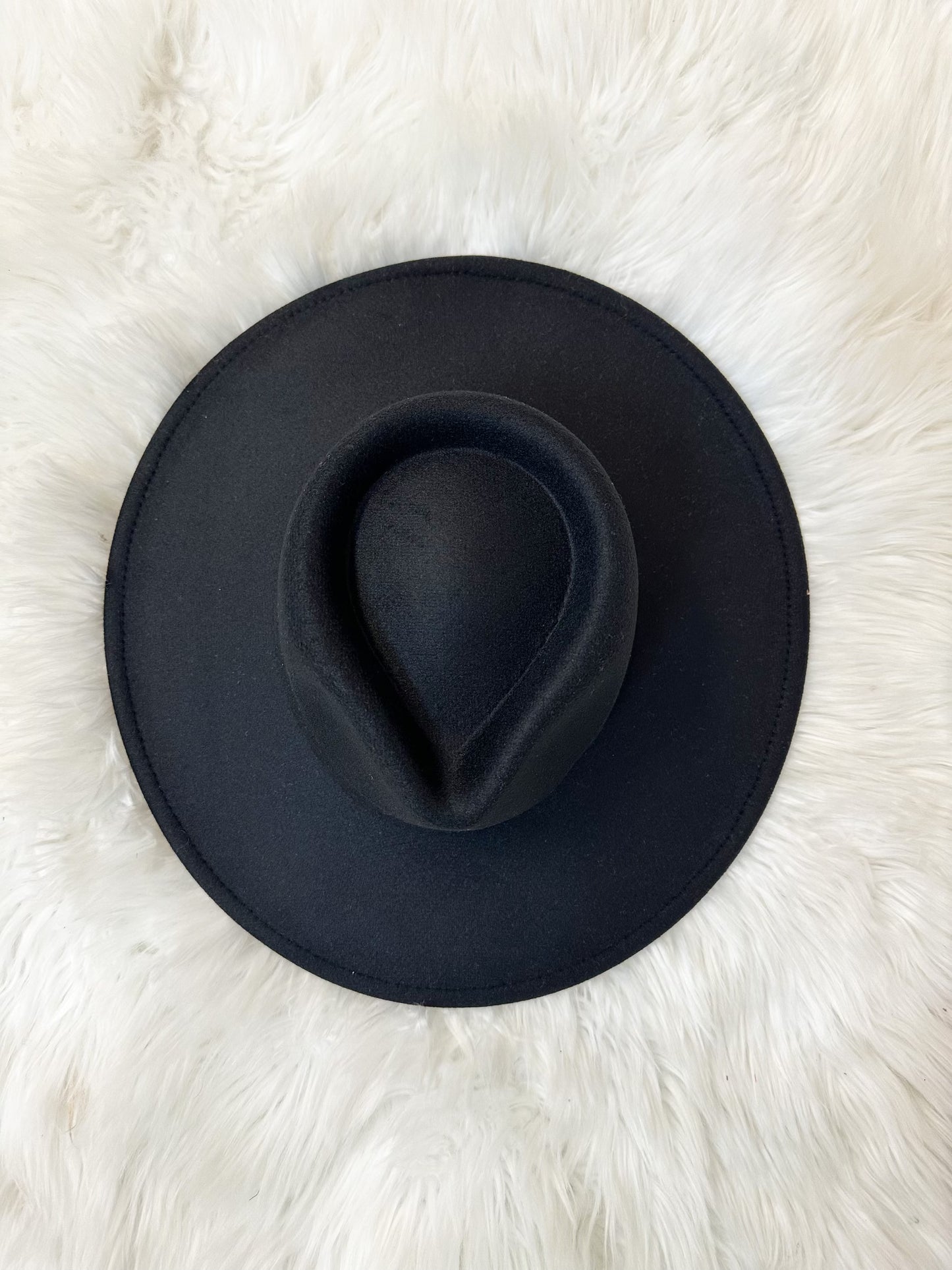 Black Brim Hat